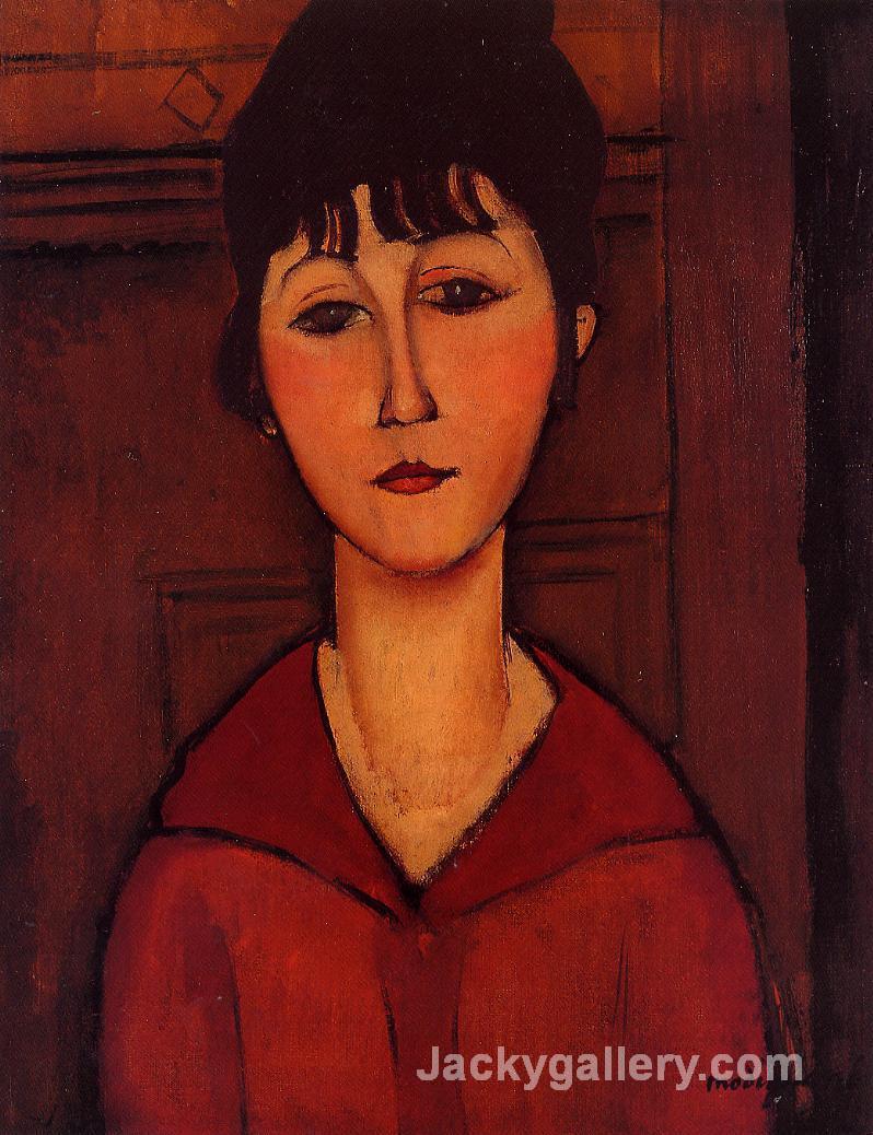 Head of a Young Girl by Amedeo Modigliani paintings reproduction